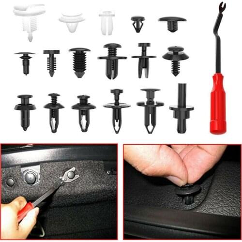 350/421Pcs Car Fastener Clips Mixed Car Fasteners Door Trim Panel Auto Bumper Rivet Retainer Push Engine Cover Fender Clips