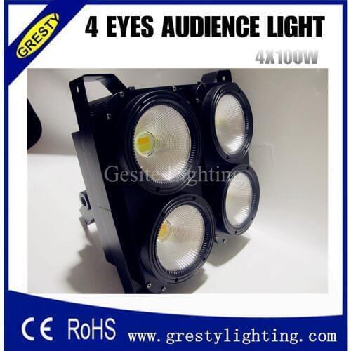 400W led audience blinder light 4*100w cool white or warm white cob led studio light