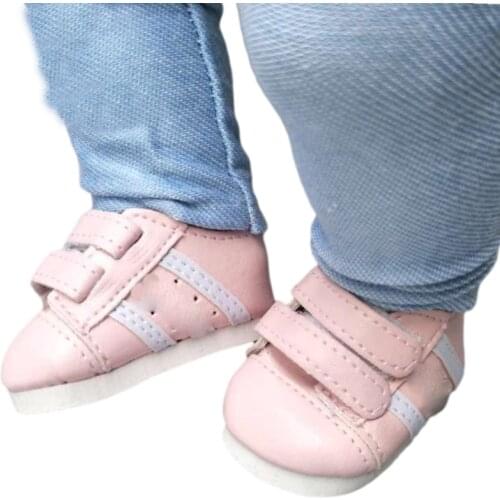 7cm doll shoes for 17inch born baby Dolls Shoes sneackers fit For 18 inch Doll shoes Toy Boots drop shipping