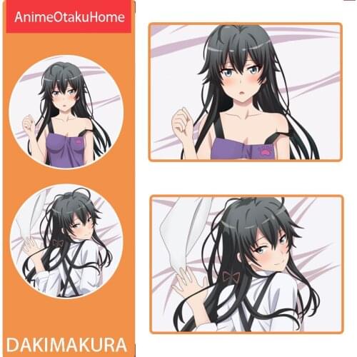 Anime My Teen Romantic Comedy SNAFU Yukinoshita Yukino Throw Pillow Cover Hugging Pillowcase Otaku Bedding Decoration Dakimakura