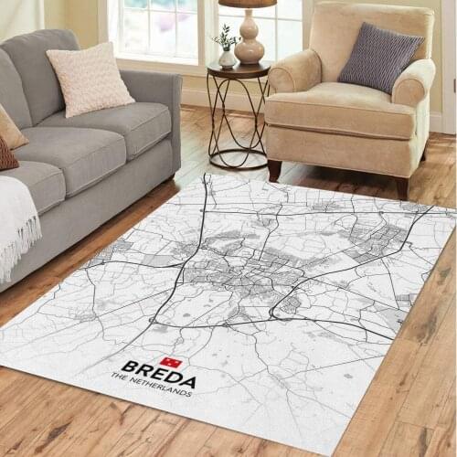 Breda NL Carprt Rug for Living Room Bedroom Decoration Home Non-slip Rugs Floor Mat Dropshipping