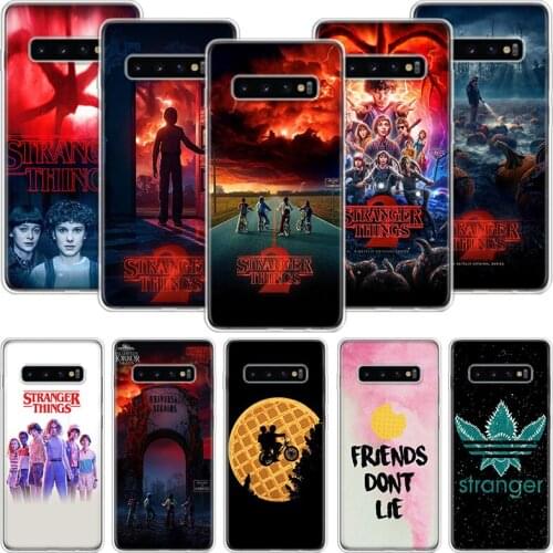 Stranger Things Poster TV Phone Case For Samsung Galaxy A51 A71 A70 A50 A40 A30 A20E A10 A01 A21 A41 A20S A6 A7 A8 A9 Coque Cove
