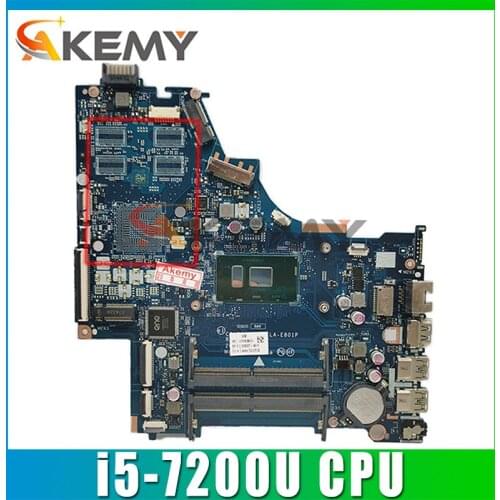 For HP 250 G6 15-BS Laptop Motherboard 926247-601 926247-001 CSL50/CSL52 LA-E801P With SR352 i5-7200u DDR4 100% Tested Fast Ship