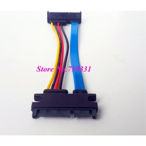 Hard Disk Cable Sata Data Cable 7 + 15pin 22pin Male To Female 90 Degree Extension Cable Extension Cable