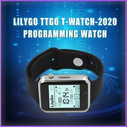 LILYGO TTGO T-Watch-2020 ESP32 Main Chip 1.54 Inch Touch Display Programmable Wearable Environmental Interaction