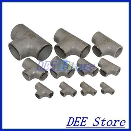 New 57MM Tee 3 way Stainless Steel 304 Butt Weld Pipe Fitting SS304