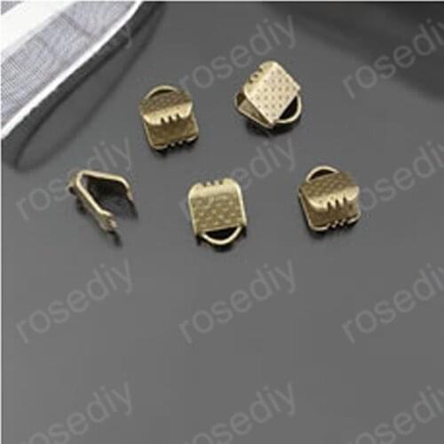 Wholesale Width 6mm/8mm/10mm/13mm/16mm/20mm/22mm/25mm/30mm/35mm Antique Bronze Iron Ribbon Ends Clips DIY Findings (JM2957)