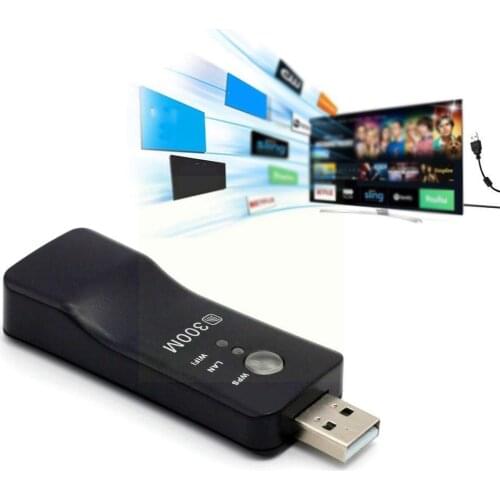 Practical Durable High Quality Wireless Wifi Adapter 300M Wireless USB Repeater Wireless Wifi Network Range Extender Adapte O4R8