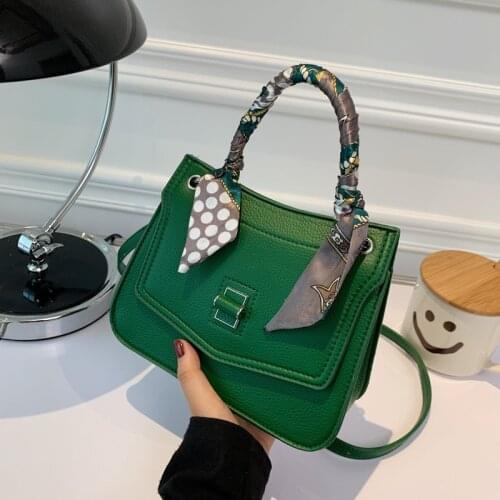 European and American High-level Simple Casual Ladies Handbags 2021 New Korean Fashion One-shoulder Messenger Small Square Bag