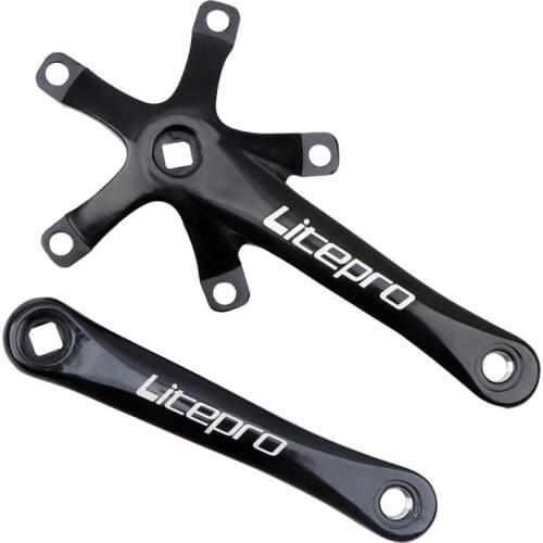 Folding bike sprocket LP anodized square hole 170mm bicycle crank 50T 52T 54T 56T CNC chainring road bicycle Chainwheel