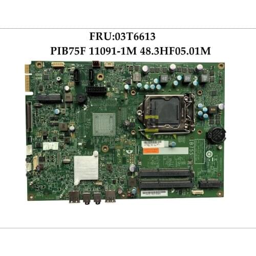 High quality Genuine For Lenovo Lenovo ThinkCentre Edge 92Z motherboard LGA1155 FRU:03T6613 PIB75F 11091-1M IB75S 48.3HF05.01M