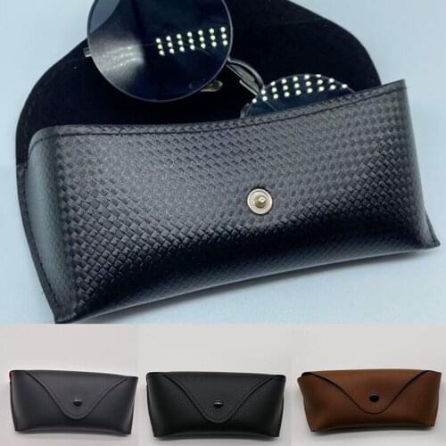 Pu Leather Eyewear Cases Cover For Sunglasses Eyeglasses Case Reading Glasses Box With Metal Buckle Eyewear Cases