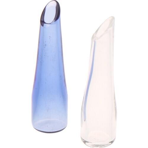 1pc 1:12 Dollhouse Miniature Mini Glass Flower Vase Model Decor Doll House Accessories