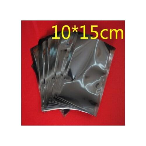 10*15cm Open Top Anti-Static Shielding Poly 2.5" Hard Drives Storage Packaging Bag ESD Anti Static Pack Antistatic Package Pouch