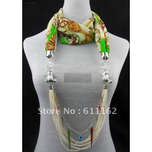 2018 Modal Jewelry Necklace Pendant Scarves Momens Sexy Scarf free shipping