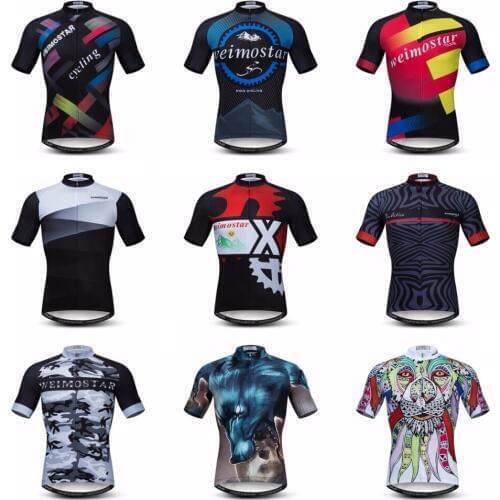 2019 3D cycling jersey Mens Bike jersey summer Mountain road MTB Shirts short sleeve Maillot Ciclismo Racing Bicycle Top gear