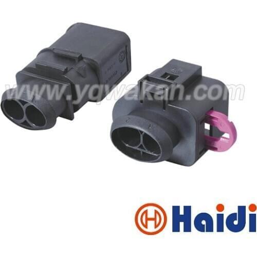 5sets VW 6.3mm 2 way male female Car Connector 1J0 973 752 1J0 973 852