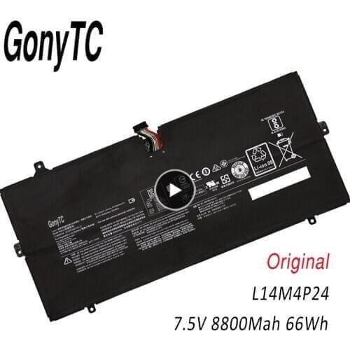 GONYTC L14M4P24 Genuine Original L14L4P24 Laptop Battery For Lenovo YOGA 4 PRO 900 900-13ISK 900-IFI 900-ISE 5B10H43261 tablet