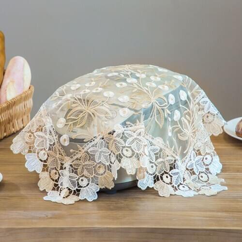 Rice Cooker Cover Oven Hood Computer Cover Microwave Oven Cover Towel Lace Bra Lampshades Printer Dust Cover