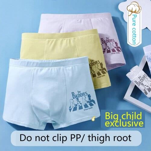 Childrens Underwear for Kids Cartoon Shorts Soft Cotton Underpants Boys Panties Car Pattern 3pcs/Lot