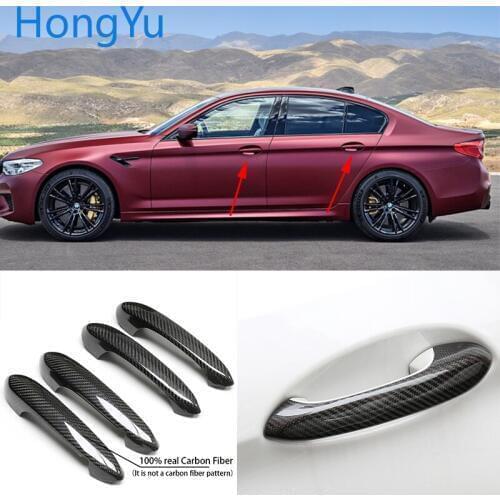 For BMW M5 2018 2019 2020 100% real carbon fiber Auto outer door handle cover