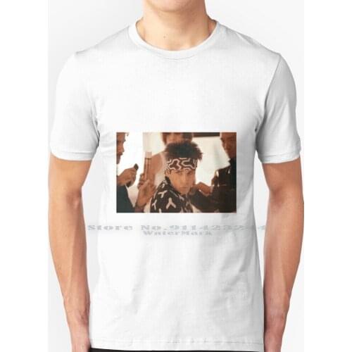 Fresh To Death T Shirt 100% Pure Cotton Ben Stiller Zoolander Derek Portrait Backstage Make Up Scene