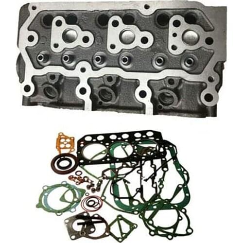 Cylinder Head & Full Gasket for Mitsubishi S3L S3L2 Peljob EB250 EB300 Excavator
