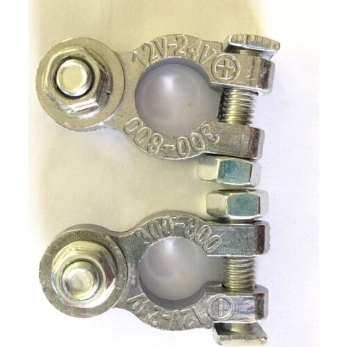 2pc 12V Leisure Battery Terminals Connectors Clamps Car Van Caravan Motorhome