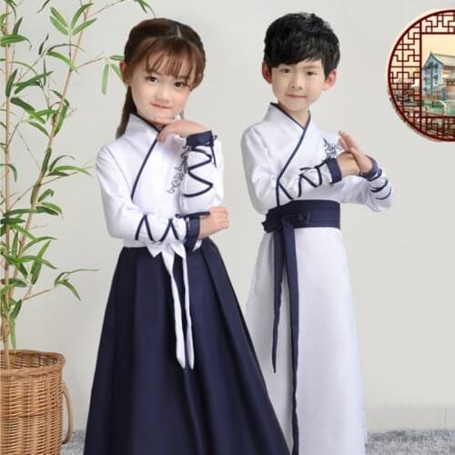 Costume Children Ancient Costume Girls Chinese Clothing Dance Performance Boy Attendant At School Chinese Culture Boys
