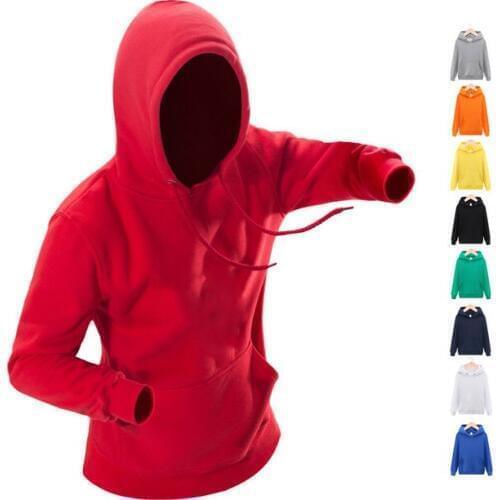 Autumn and winter Pullover jersey 2019 New Mens Sports Hooded Blouse Mens Casual Hooded Fleece Solid color Hoodie Size S-XXXL
