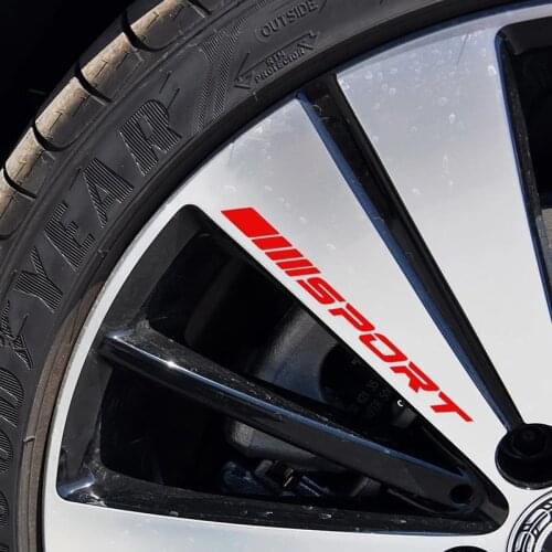 4pcs Car Wheel Decal Styling Accessories Sticker For Mazda 3 6 5 Spoilers CX-5 CX 5 CX7 CX-7 CX3 CX5 M3 M5 MX5 RX8 Atenza