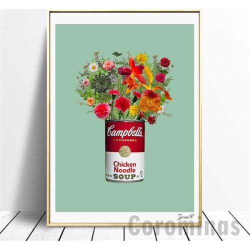 Nordic Art Posters And Prints Flower Wall Art Canvas Painting Pictures For Living Room Artwork Home Decor