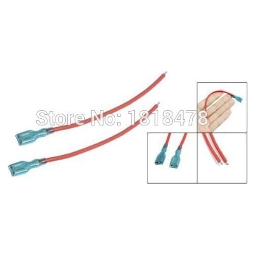 10 Pcs 6.3mm Crimp Terminal Cable Female Spade Connector Wire