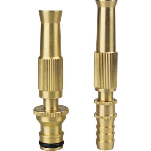 Garden Irrigation Spray Gun Adjustable Brass Sprinkler Hose Nozzle System Car Wash Lawn Watering Gun