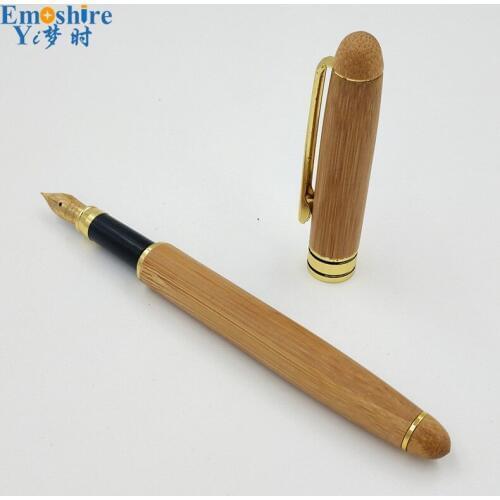 Luxury Bamboo Fountain Pen Ink 0.5mm Brand For Business Gifts Decoration Writing Office Fountain Pen Stationery P380
