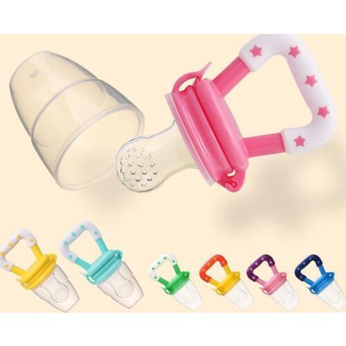 Silicone Nipple Baby Pacifier Multi-function Soother Put In Fruit Food Different Taste Comfort Baby Non-toxic Material For kid