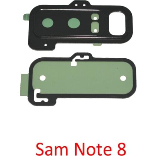 Glass Lens Cover For Samsung Note 8 N950F N950FD N950N N950W N950U Original Phone Housing Back Camera Safety Frame Glass Holder