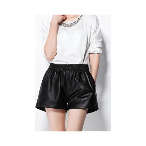 Top brand Fashion 2020 New Genuine Sheep Leather Shorts G4 high quality