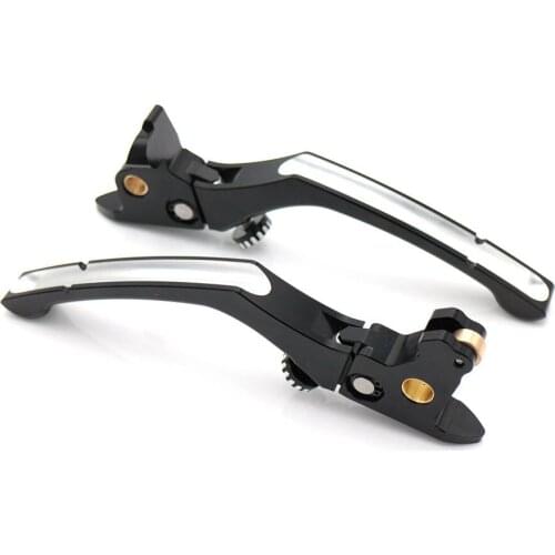 Motorcycle Contrast Cut Regulator Clutch & Brake Lever For Harley FLHX Touring Road Glide Street Glide Electra 2014 - 2016