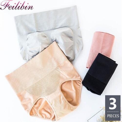 High Waist Seamless Womens Panties Slimming Lingerie Women Briefs Sexy Body Shapers Breathable Cotton Ladies Soft Underwear