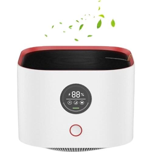 Air Purifier with High Efficiency Filter 3 Modes USB Air Cleaner for Home Office Allergies Dust Smoke Pollen Pets Hair Odors