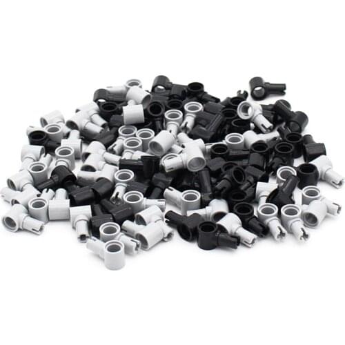 High-Tech Parts Pin with Friction Ridges Lengthwise and Pin Hole Bricks 15100 Compatible 42083 42115 MOC Bulk Accessory Blocks