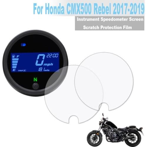 Motorcycle Cluster Scratch Protection Film Meter Instrument Speedometer Screen Sticker for Honda CM500 CMX500 Rebel 2017- 2019