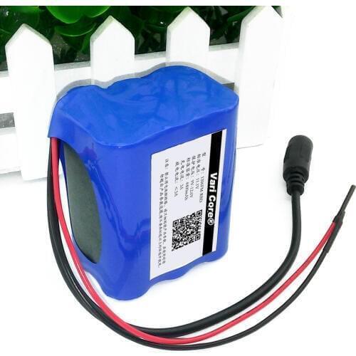 12 v 4.4 Ah 4400mah 18650 Rechargeable batteries 12V + PCB Lithium Battery pack Protection Board +12.6V 1A Charger