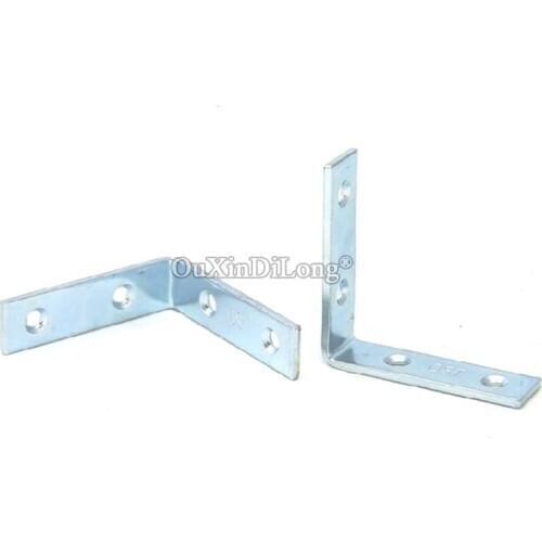 Brand New 20PCS Metal Right Angle Corner Braces Board Frame Partition Fixed Holder Brackets Furniture Reinforced Connectors