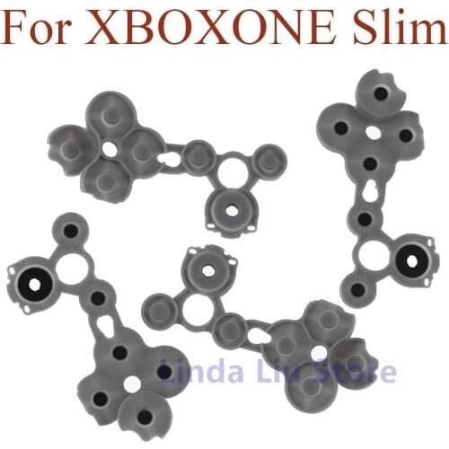 200pcs Silicone Conductive Rubber Pads replacement For Xbox One Slim S Controller Key Rubber Contact button dpad made in China