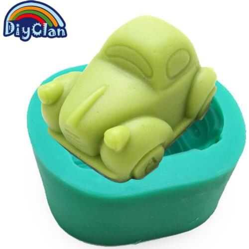3D Car Shape Silicone Chocolate Molds Handmade Soap Candle Mould Cake Tools For The Kitchen Baking S0444XC
