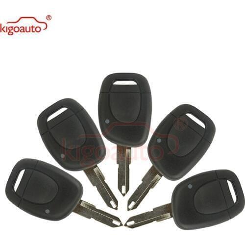 5pcs for Renault Kangoo Clio 2002 2003 2004 Remote car key 1 button 433Mhz NE73 ID46 - PCF7946 chip kigoauto