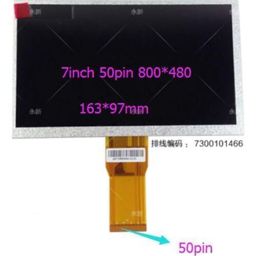 Within 7 inch tablet PC screen 50pin 800*480 7300130409 7300101466 E231732 1465 163*97mm LCD screen