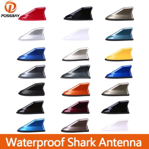 Waterproof Car Roof Fin Shark Antenna Radio Aerials for Mini Cooper Suzuki Swift Seat Ibiza Citroen C4 C3 Alfa Romeo 159 Mazda 3